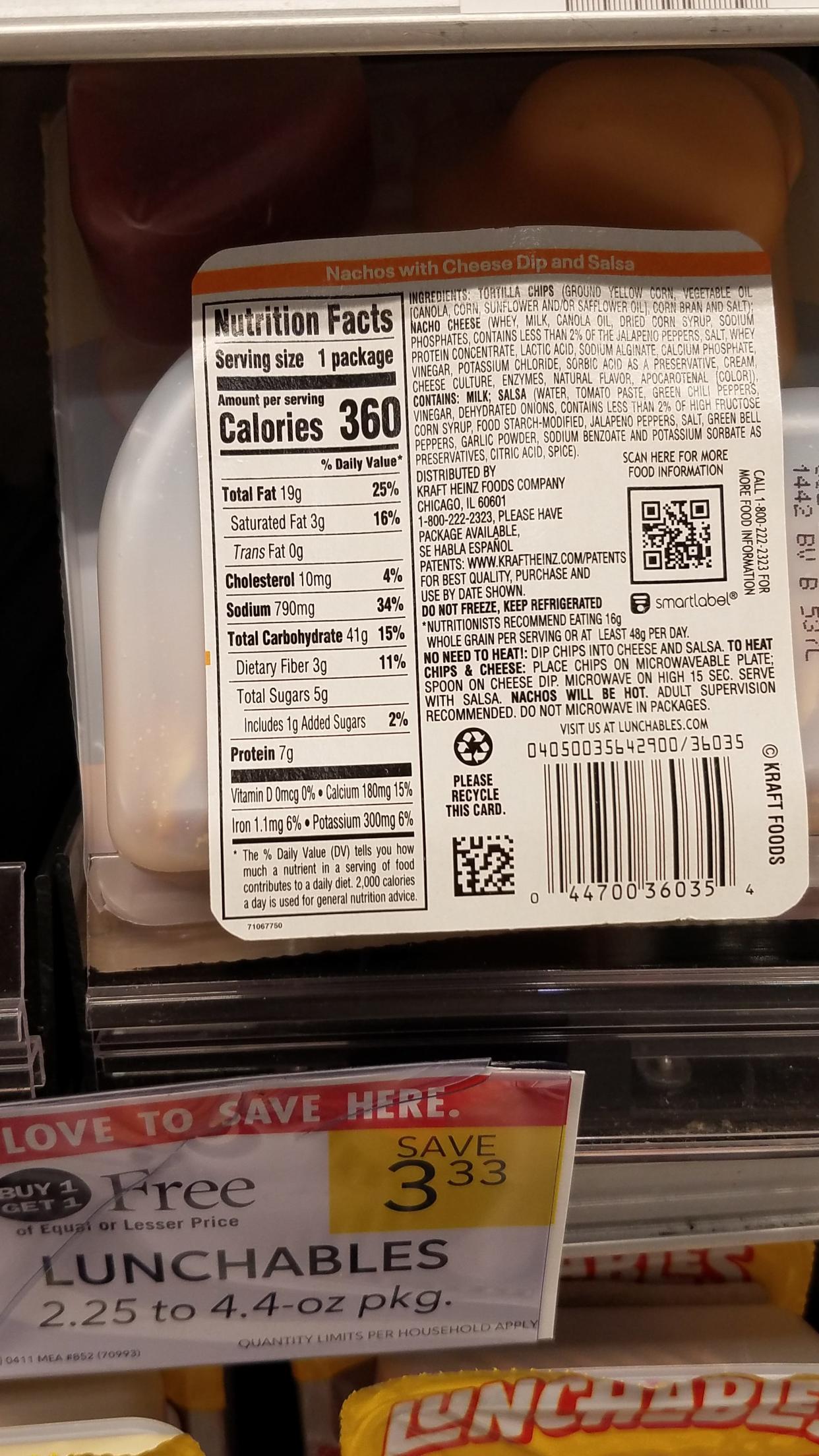 Two versions of Lunchables tailored for schools were added to the National School Lunch Program last year, despite protests from many nutrition experts.