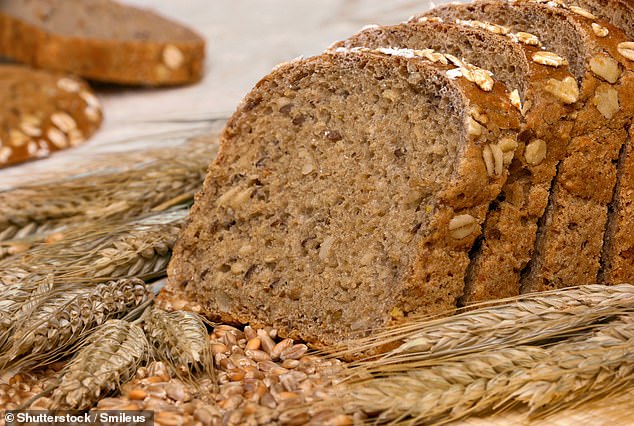 Two whole-wheat slices contain about 2g of sugar and 0.86g of salt.  It also contains about three times the amount of fiber with 6g in two slices and 9.4g of protein